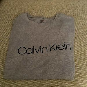 Grey Calvin Klein sweatshirt